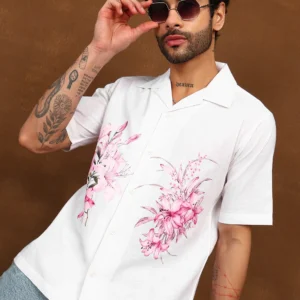 Blush Bloom Resort Shirt
