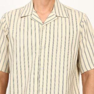 Alternative view of Ivory Stripe Calm Shirt