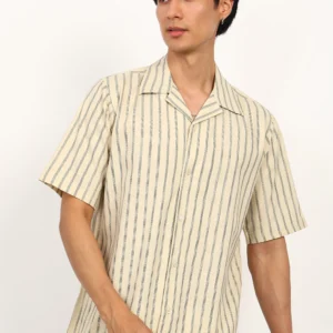 Ivory Stripe Calm Shirt