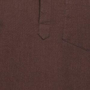 Alternative view of Cocoa Drift Linen Kurta Set