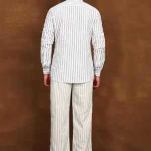 Alternative view of Drift Pinstripe Linen Co-Ord Set