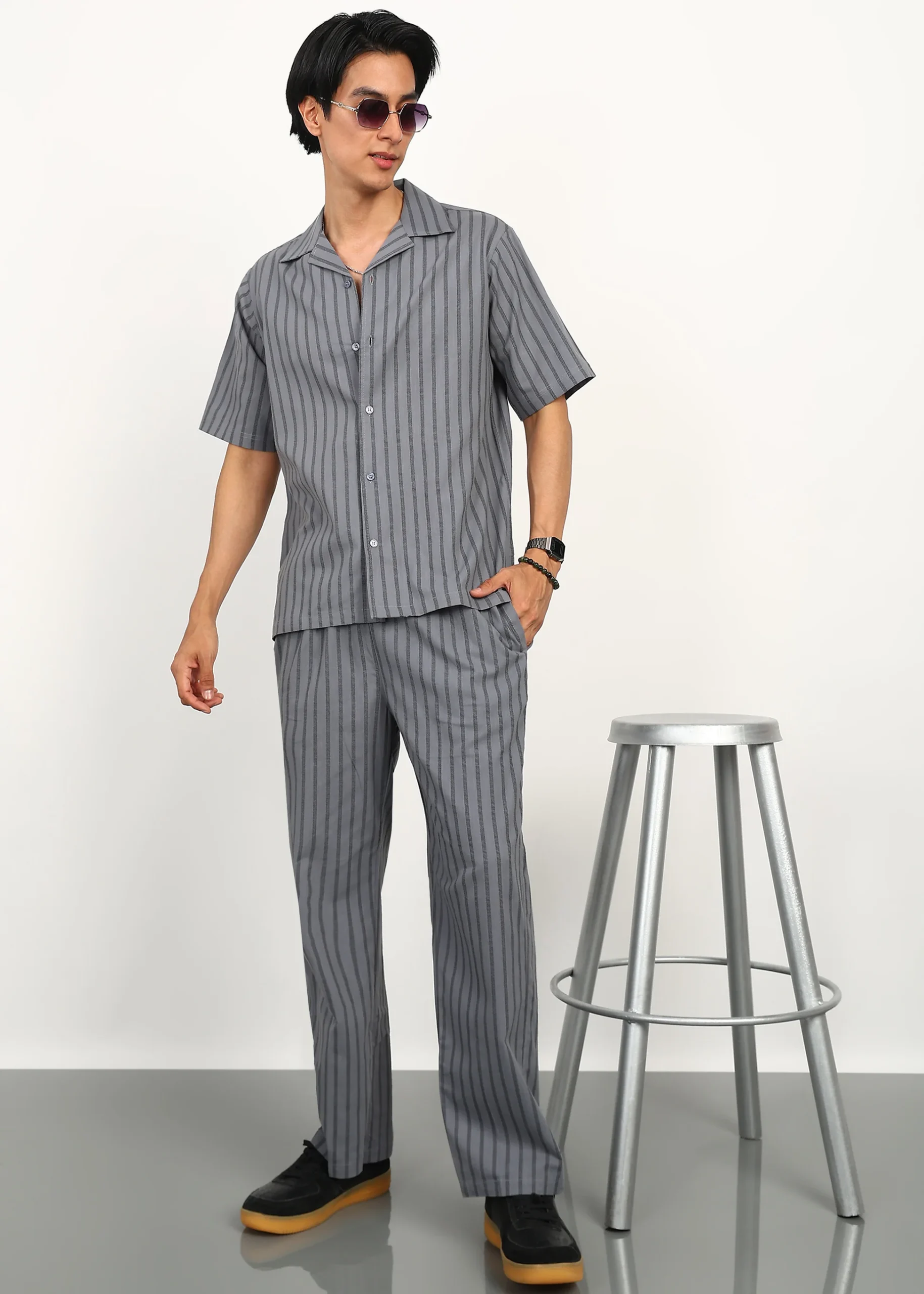 Graphite Rhythm Co-Ord Set - Image 4