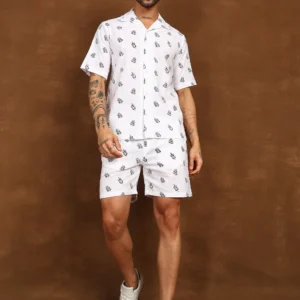 Leaf Whisper Linen Co-Ord Set