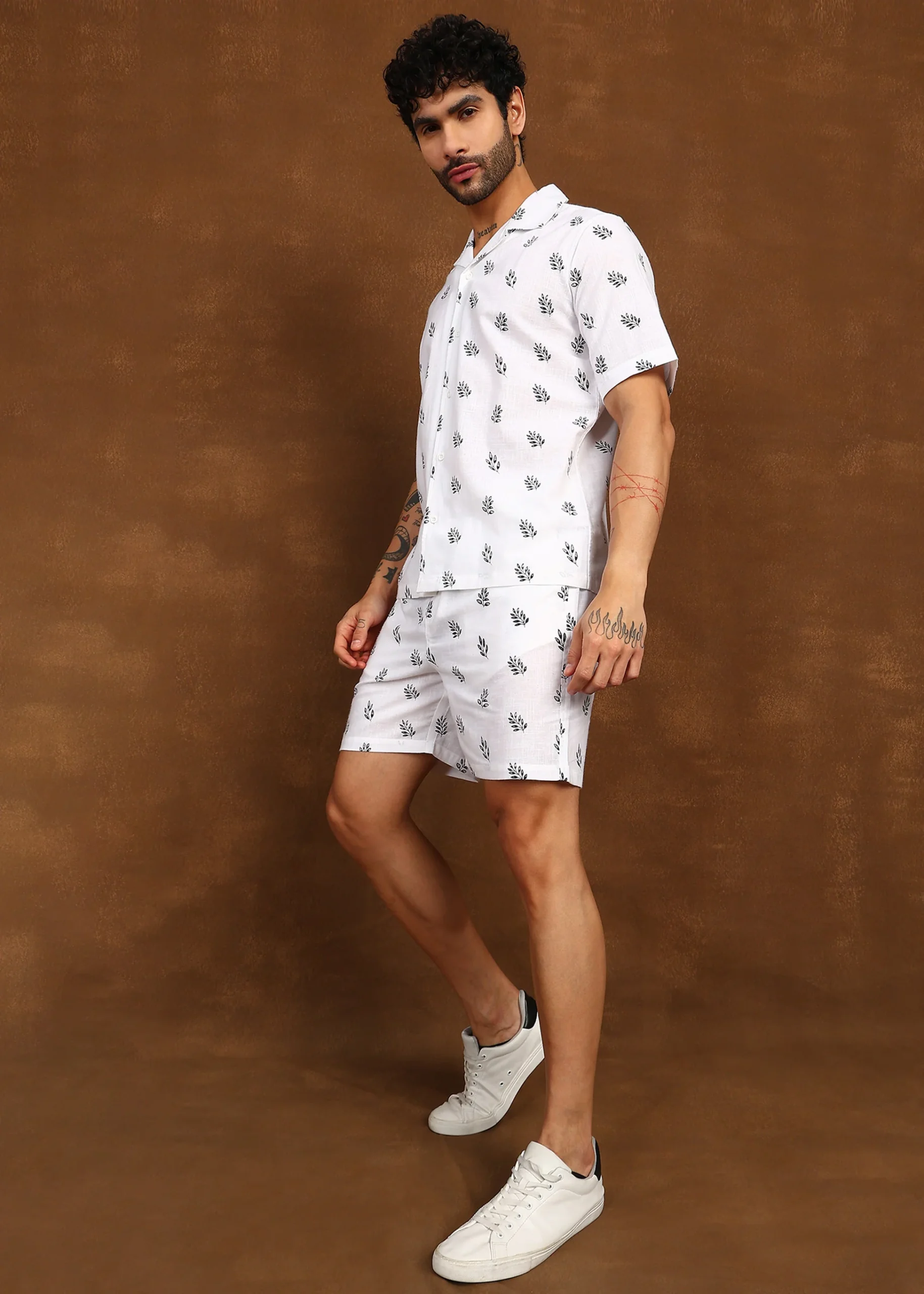 Leaf Whisper Linen Co-Ord Set - Image 2