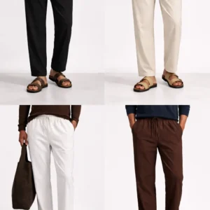 Men’s Premium Linen Pajama Combo – Pack of 4