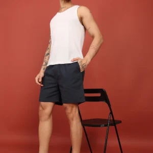 Midnight Black Tailored Shorts