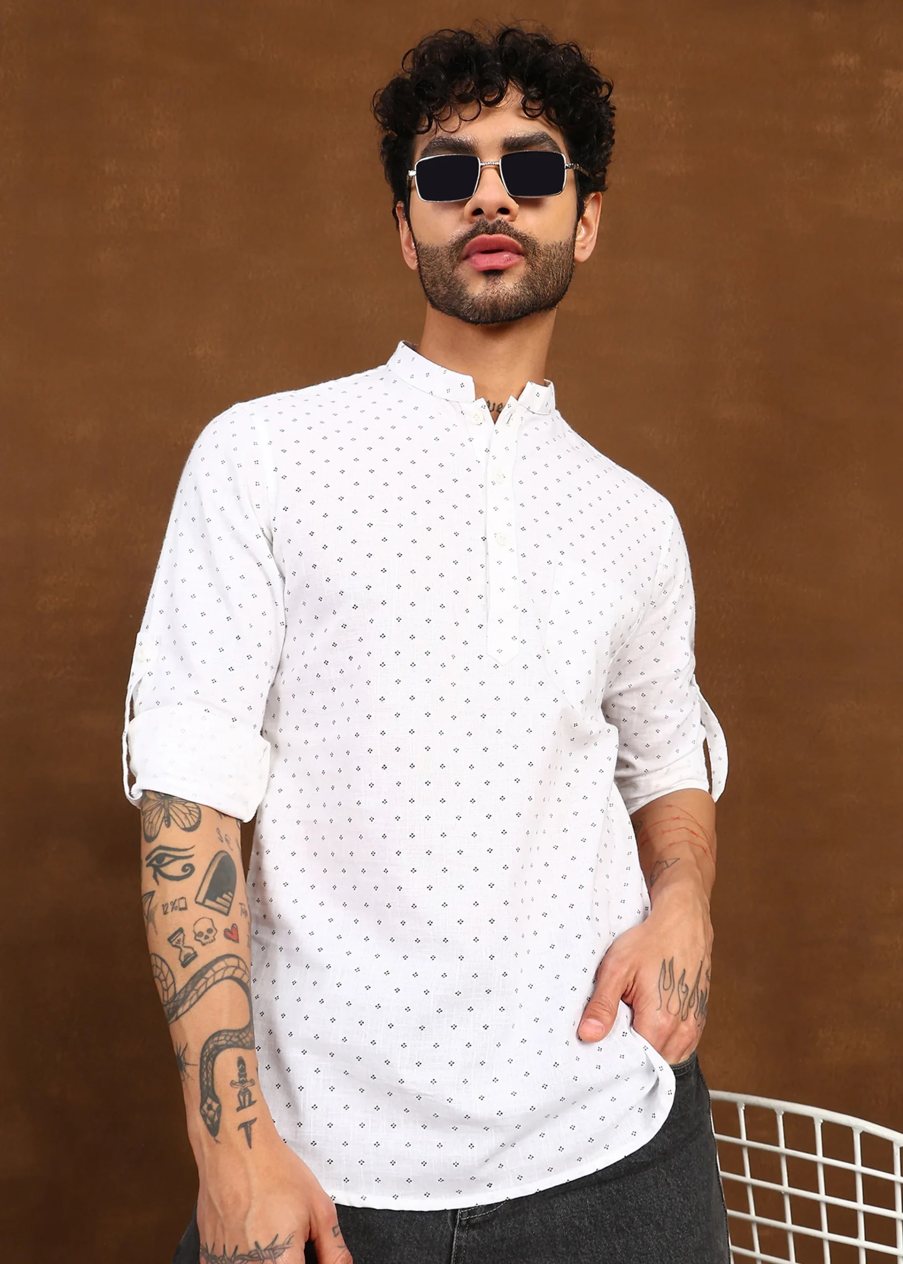 Nova Dot Short Kurta