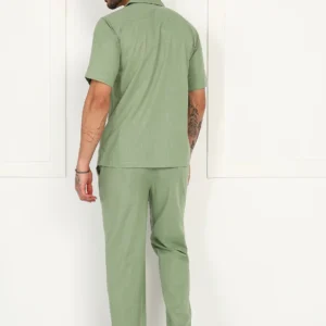 Alternative view of Sage Flow Linen Co-Ord Set
