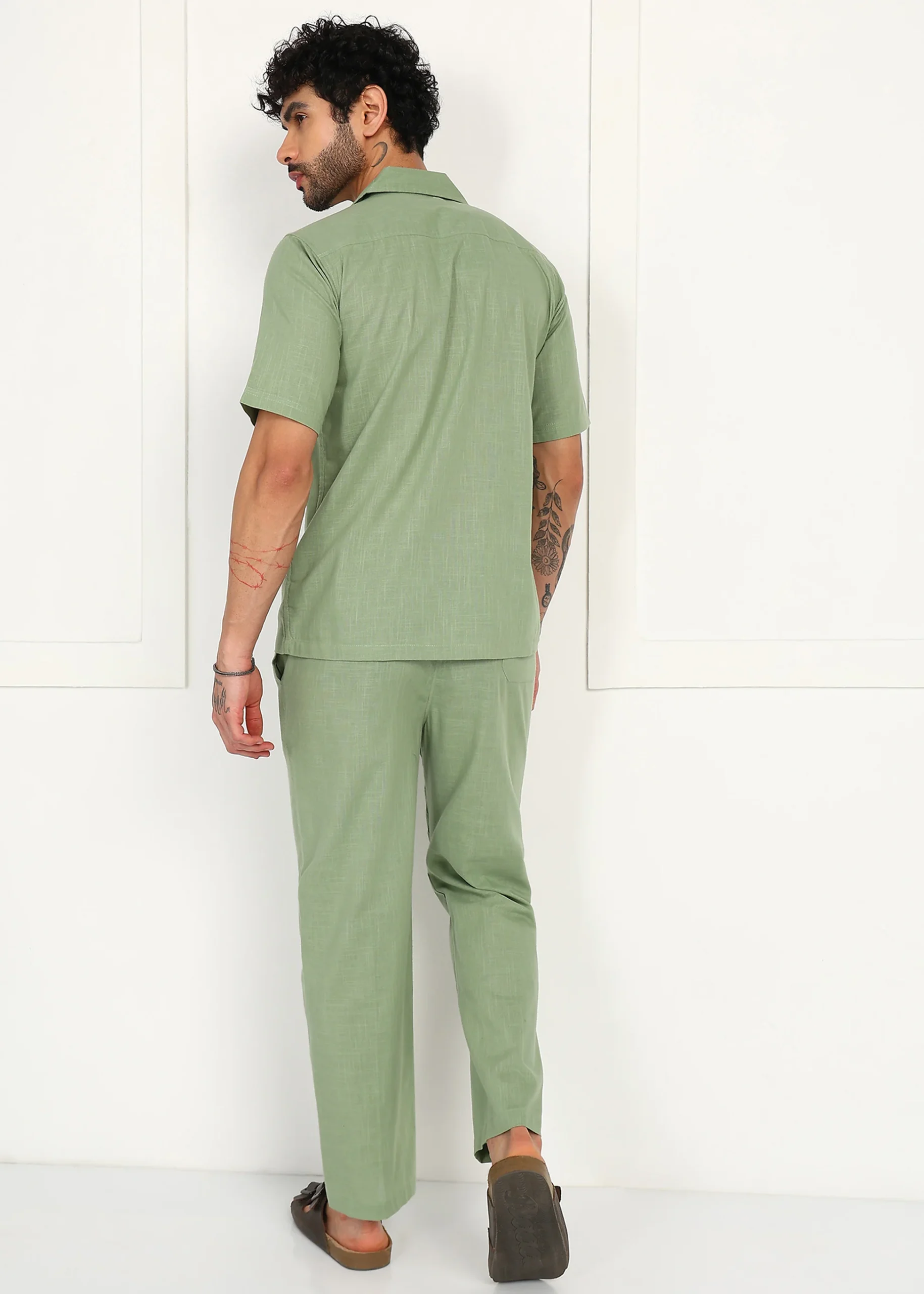 Sage Flow Linen Co-Ord Set - Image 2