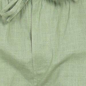 Sage Linen Shorts - Image 6
