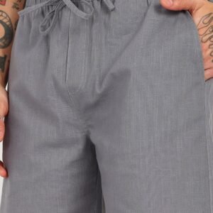 Alternative view of Slate Drift Linen Pyjama Shorts