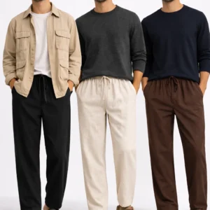 Men’s Premium Linen Pajama Combo – Pack of 3