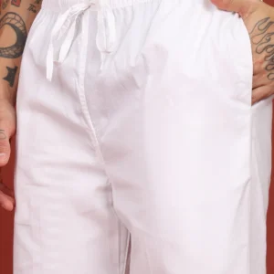 White Pajama Combo For Men (Pack of 2) - Image 5